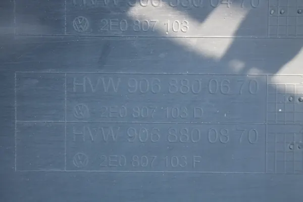 Paraurti anteriore VW Crafter 2017- 7C0807221A9B9 Texture nera image 10