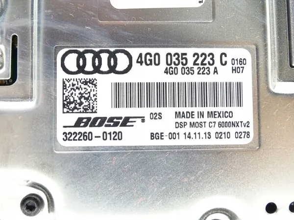 Bose-vahvistin OEM 4G0035223C Audi A6 C7:lle image 4