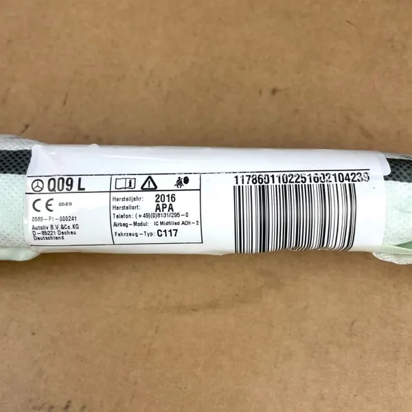 OEM 1178601102 Cortina Airbag Esquerda Mercedes CLA image 6