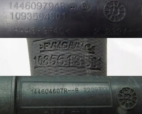 Tubería de aire del intercooler 144609794R - Renault Megane Scenic III 1.5 dCI image 5