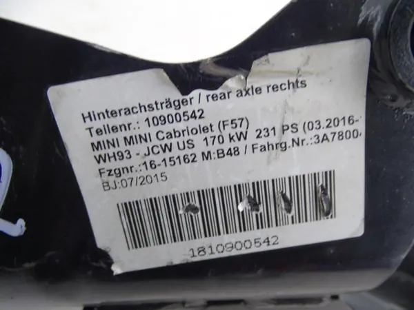 OEM 6856966 Achterophanging Link voor MINI F57 image 5