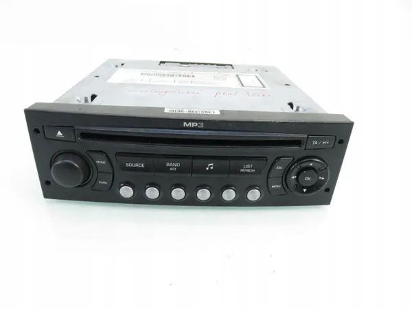 Radio CD MP3 OEM 9666393777 para Citroen Berlingo image 2