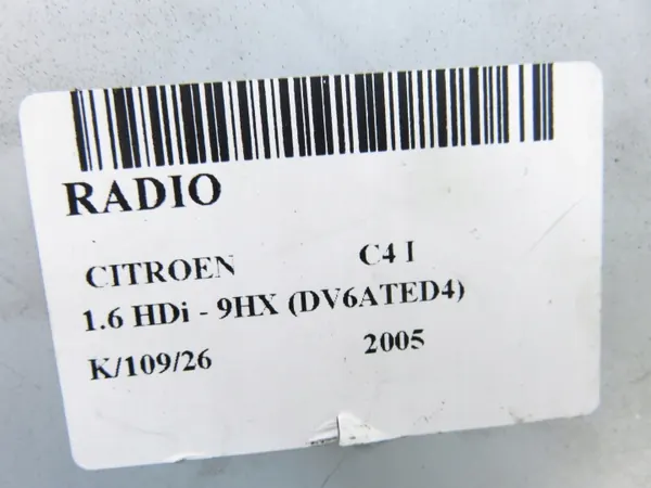 Radio CD MP3 OEM 9666393777 para Citroen Berlingo image 6