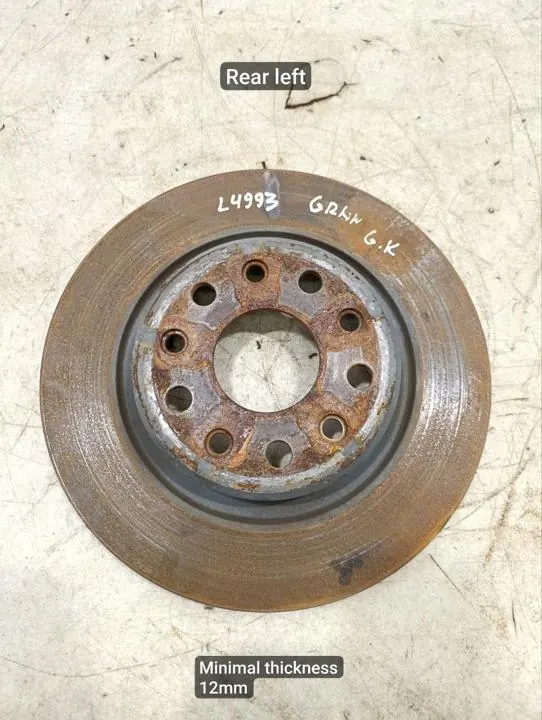 OEM 273610 Achter remschijf voor Jeep Grand Cherokee V image 2