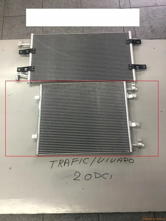 Käytetty AC-kondensaattori OEM CHŁODNICA KLIMATYZACJI TRAFIC VIVARO 2.0DCI image 2