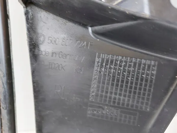 Deslizadores de Para-choque Esquerdo Direito Frontal Golf VII OEM image 4