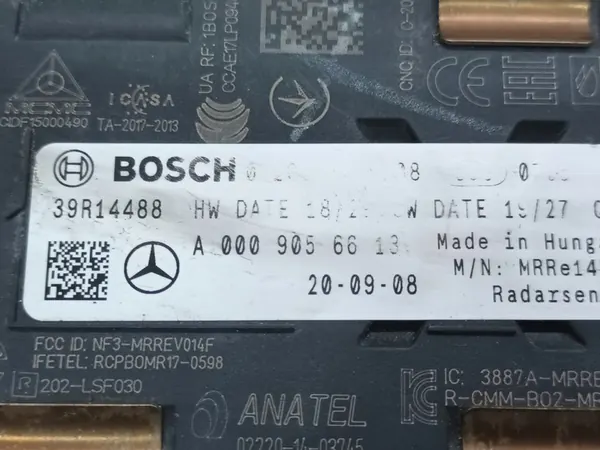 Radar MERCEDES distronic ACC A0009056613 image 3