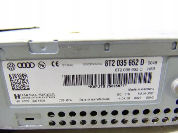 MMI-navigaationlukija OEM 8T2035652F Audi A5/A4:lle image 3