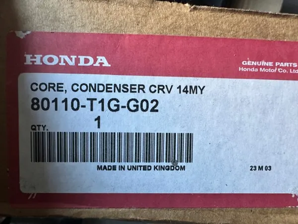 Condensador AC OEM 80110-T1G-G02 para Honda CR-V IV image 4