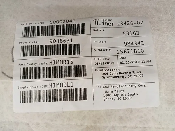 OEM 8079630 Dachhimmel BMW X5 G05 Schwarz 18- image 3