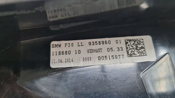 Display HUD BMW OEM 9358960 para F30 F80 image 5