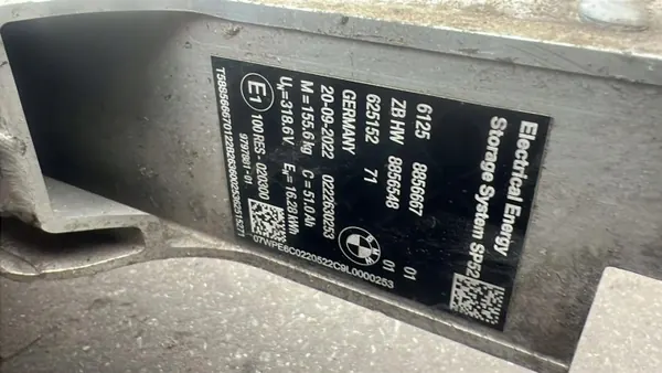 Batterie BMW OEM 61258856667 - 1 Ah Occasion image 4