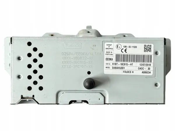 Ford Fiesta MK8 2018 Radio Navigatie Lezer H1BT-18C815-HT image 2