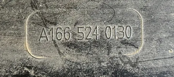 Stötfångarskydd Mercedes GLE ML GLS GL W166 A1665240130 image 3