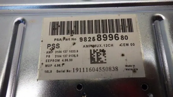 Radio-Verstärkermodul OEM 9825899680 für DS7 image 4