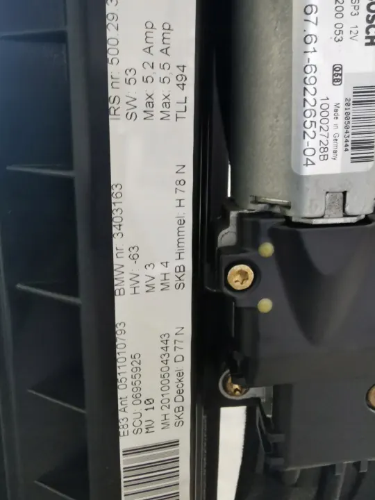 Teto Panorâmico de Vidro OEM 3403163 para BMW X3 E83 image 8
