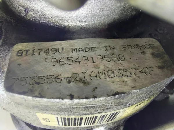 Turbo OEM 9654919580 para Peugeot 407 2.0 HDi image 7