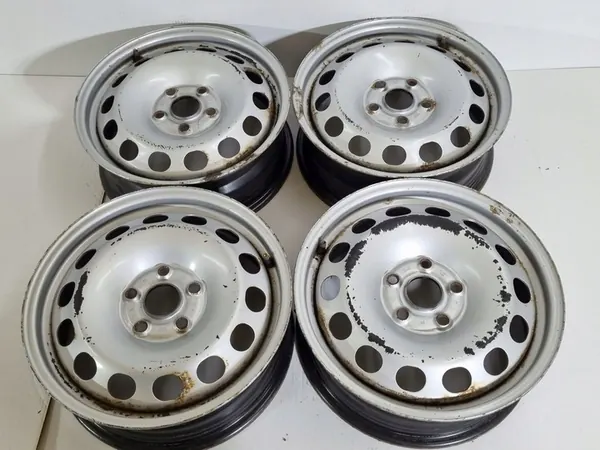 Stålhjul Sats Volkswagen Golf V VI Touran 16" 5x112 ET 50 image 3