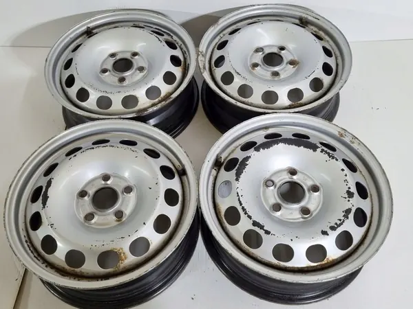 Stålhjul Sats Volkswagen Golf V VI Touran 16" 5x112 ET 50 image 4