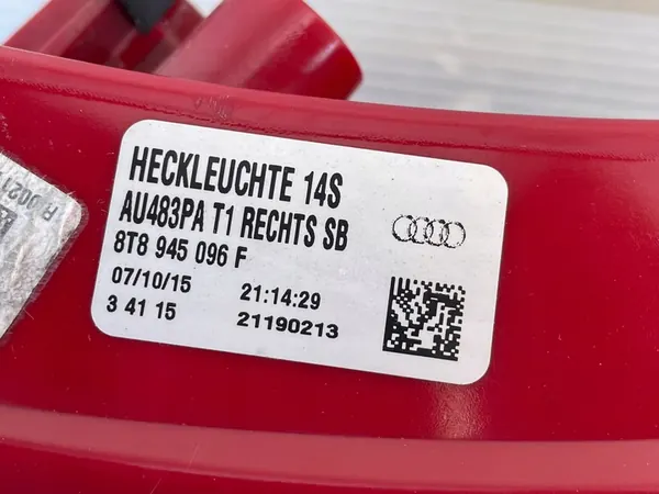 AUDI A5 8T LIFT Sportback Conjunto de Luces Traseras LED image 9