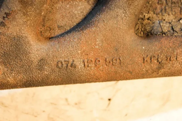 Colector de escape usado OEM 074129591 para Audi 100 image 3