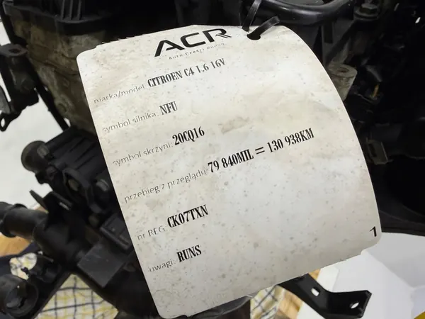 Peugeot 1.6 16V Moottori NFU image 2