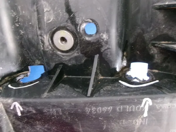 OPEL VIVARO A LIFT Deslizamento de Para-choques Frontal Esquerdo 93856001 image 3