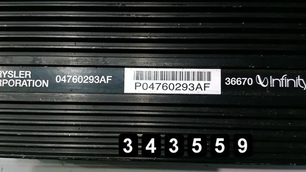 OEM AM-343559 Äänenvahvistin Chrysler 300M 2002 image 4