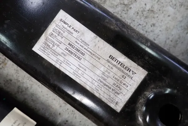 OEM AFO7186 takapyöräakselin palkki Citroen C3 IV image 4