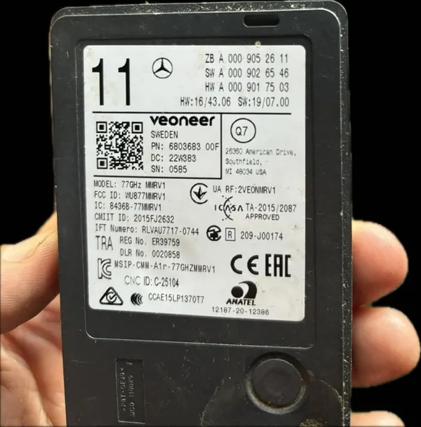 Dodehoekradar OEM A0009052611 voor Mercedes-Benz image 4
