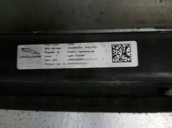 Toit ouvrant Jaguar XF X260 complet OEM JX63502B98 image 8