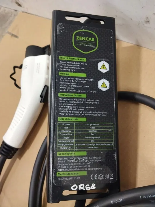 Cabo de carregamento Zencar OEM para BMW i3 2015 image 3