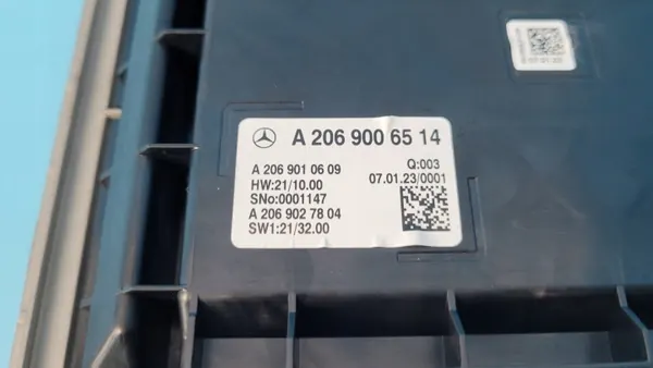 Mercedes W206 C200 LCD-Display A2069006514 - Gebraucht image 5