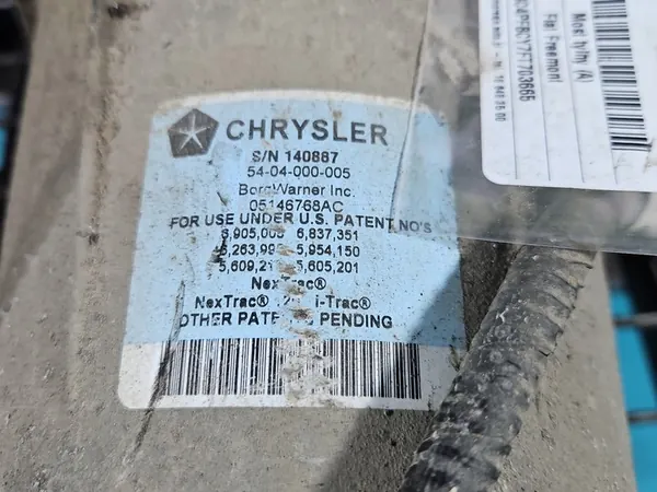 Rear Differential Fiat Freemont 2.0 JTD OEM 05146768AC image 9