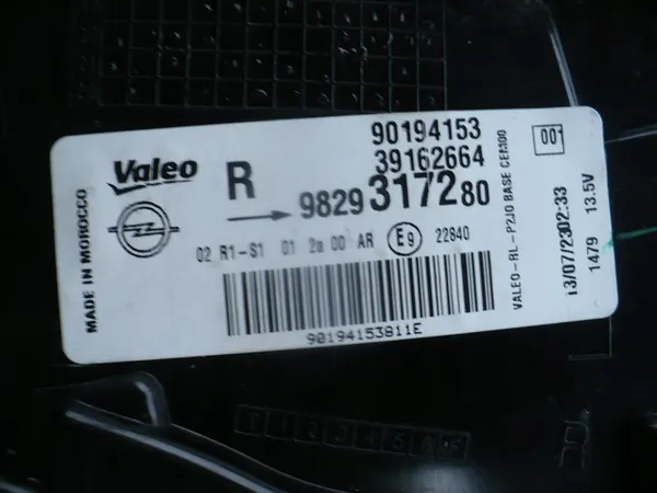 Luz Trasera Derecha Opel Corsa F 9829317280 image 4