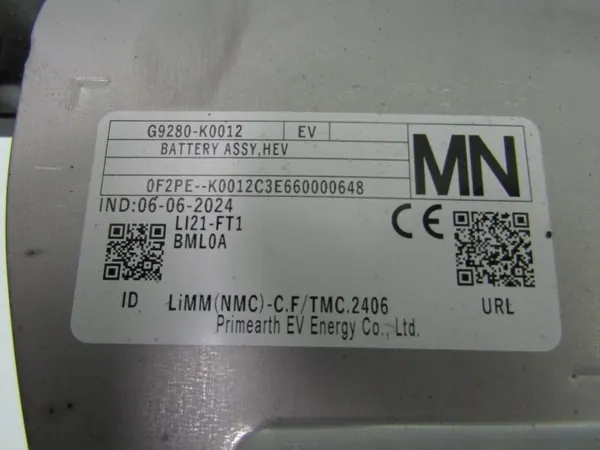 Batería Mazda G9280-K0012 - 10Ah Pieza OE Usada image 3