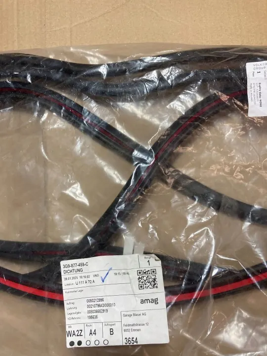 OEM 3G9877459C Kattoikkuna Tiiviste - Volkswagen Osa image 3