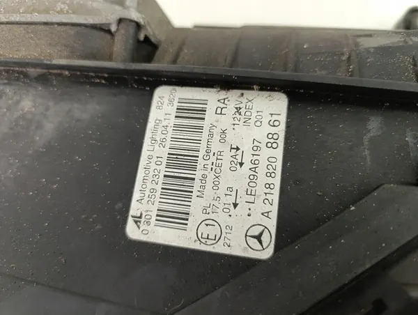 MERCEDES W218 RECHTER FULL LED LAMP A2188208861 image 7