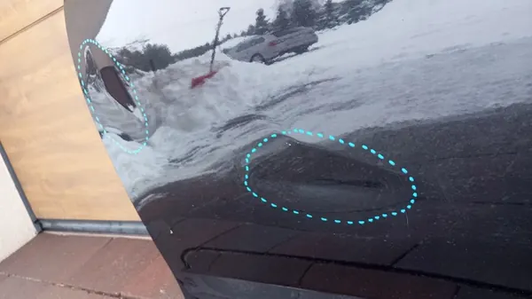 Vänster framdörr SKODA OCTAVIA III 2012-2020 OEM 5E0831055A image 3