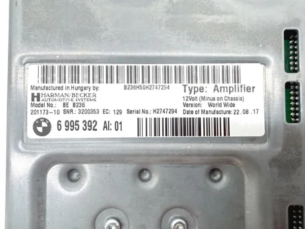 BMW OEM 6995392 Ljudförstärkare för G30 G31 G11 G12 image 3