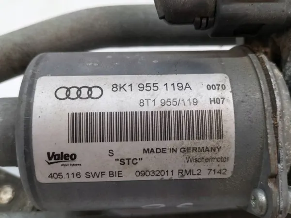 OEM 8K1955023C Tuulilasinpyyhinmekanismi etu Audi A4 B8 image 3