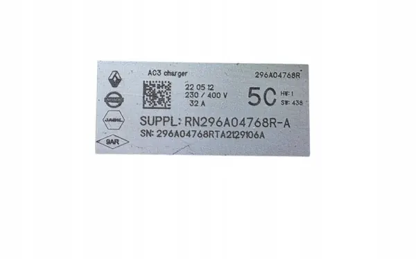 Inversor de Carga Renault Megane E-Tech OEM 296A04768R image 5