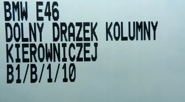 BMW 3 E46 Nedre Styrkolonnaxel image 4