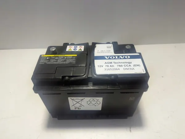 Batterie principale Volvo OEM 31652064 12V 70Ah image 2
