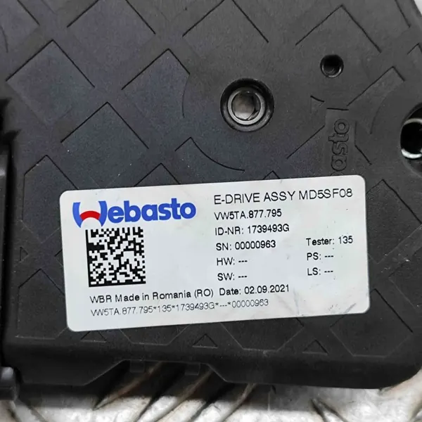 Skoda Schiebedachmotor OEM 5TA877795 - Gebraucht image 7