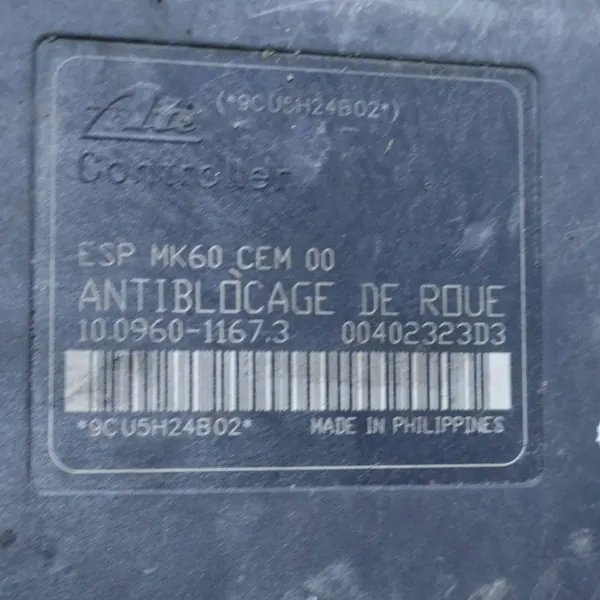 ABS-yksikkö OEM 9660696380 Citroen C3 C2 Peugeot 207 image 8