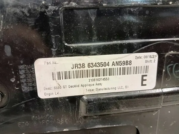 OEM JR3B-634504 Tapeta de Maletero para Ford Mustang VI image 3
