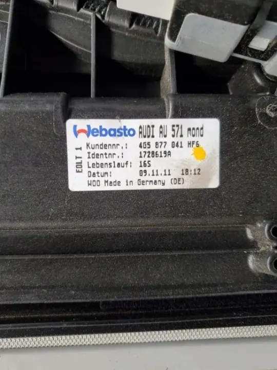 Audi OE Kattoikkuna OEM 7P5959591 A6 C7 Sedanille image 5