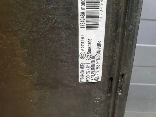 Audi OE Kattoikkuna OEM 7P5959591 A6 C7 Sedanille image 6