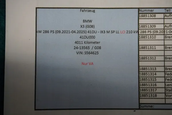 OEM 8854273 Bromsskivor & Belägg BMW G30 image 10